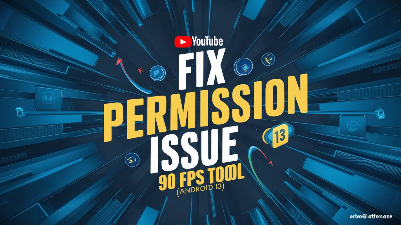 Fix Permission Issue 90 FPS Tool (Android 13)