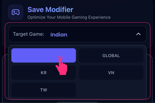 Select Game Version
