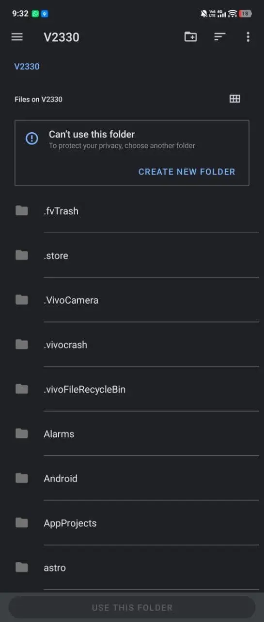 Open From side panel with Termux option