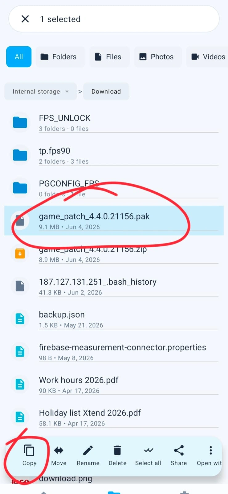 Copy 120 FPS file to puffer_temp folder